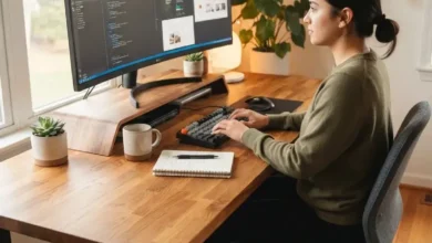 7 Genius Butcher Block Desk Ideas for a Modern Home Office