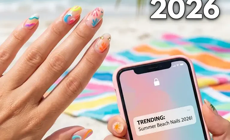 You’ll Def Want to Screenshot These Summer Beach Nails 2026