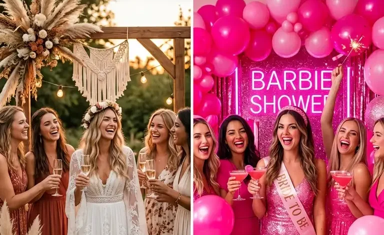 From Boho to Barbiecore: The Wildest Bridal Shower Themes Brides Are Obsessed With From Boho to Barbiecore: The Wildest Bridal Shower Themes Brides Are Obsessed With