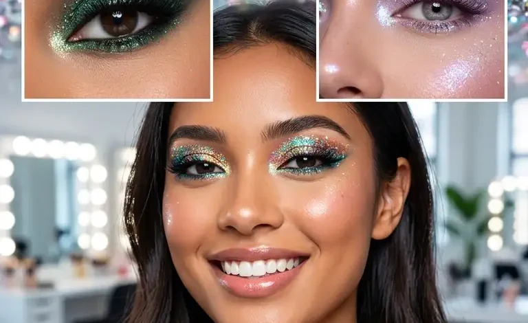 10 Glitter Eyeshadow Looks for 2026 We’re Lovin!
