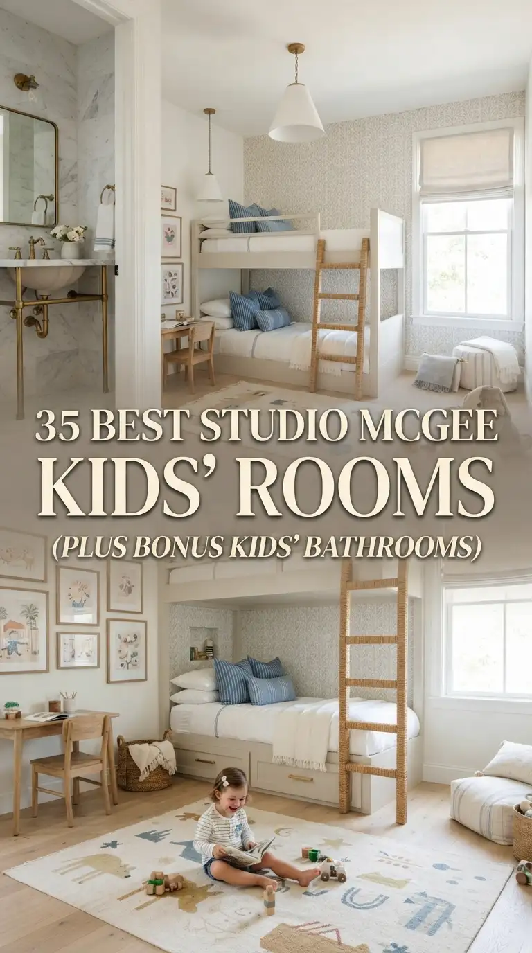 35 Best Studio McGee Kids’ Rooms (Plus Bonus Kids’ Bathrooms) 35 Best Studio McGee Kids’ Rooms (Plus Bonus Kids’ Bathrooms)