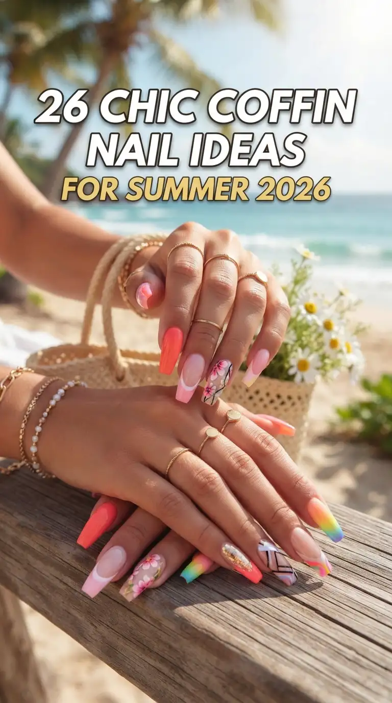 26 Chic Coffin Nail Ideas for Summer 2026 26 Chic Coffin Nail Ideas for Summer 2026