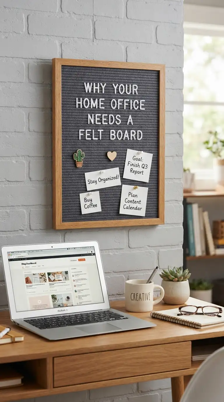 Why Your Home Office Needs a Felt Board Why Your Home Office Needs a Felt Board