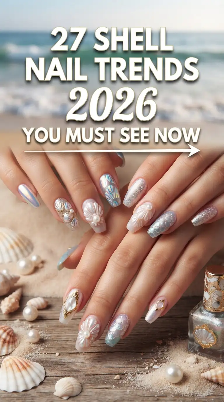 27 Shell Nail Trends 2026 You Must See Now 27 Shell Nail Trends 2026 You Must See Now