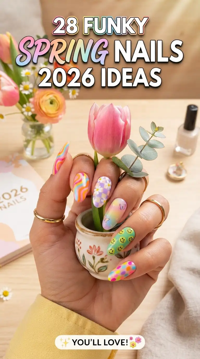28 Funky Spring Nails 2026 Ideas You’ll Love 28 Funky Spring Nails 2026 Ideas You’ll Love