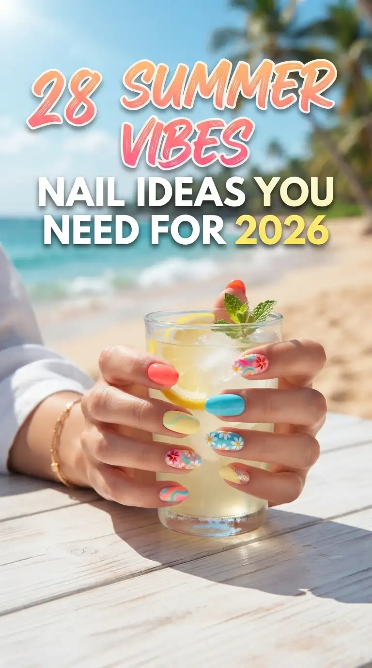 28 Summer Vibes Nail Ideas You Need for 2026