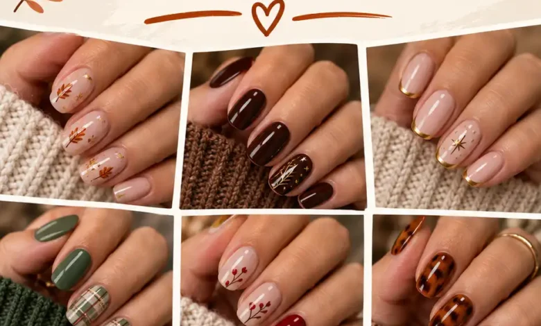 21 Short November Nail Designs With Details Worth a Second Look