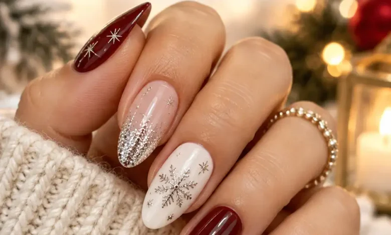 25+ December Nail Ideas to Match Your Mood, From Cozy to Party-Ready 25+ December Nail Ideas to Match Your Mood, From Cozy to Party-Ready