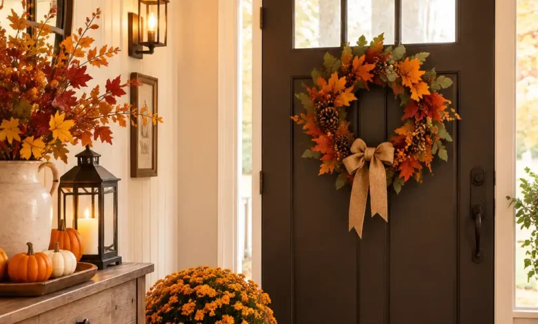 Best Fall Decorations Entryway Ideas for a Warm Welcome