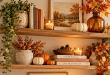 Best Fall Decorations Shelf Ideas to Brighten Your Space