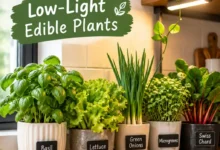 Best indoor kitchen garden ideas low-light edible plants