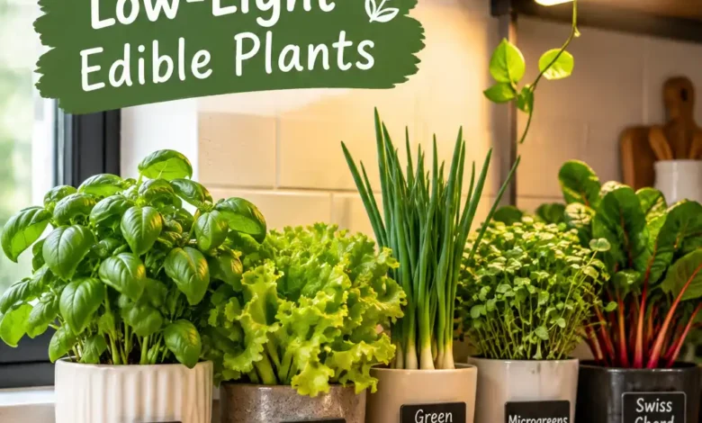 Best indoor kitchen garden ideas low-light edible plants Best indoor kitchen garden ideas low-light edible plants