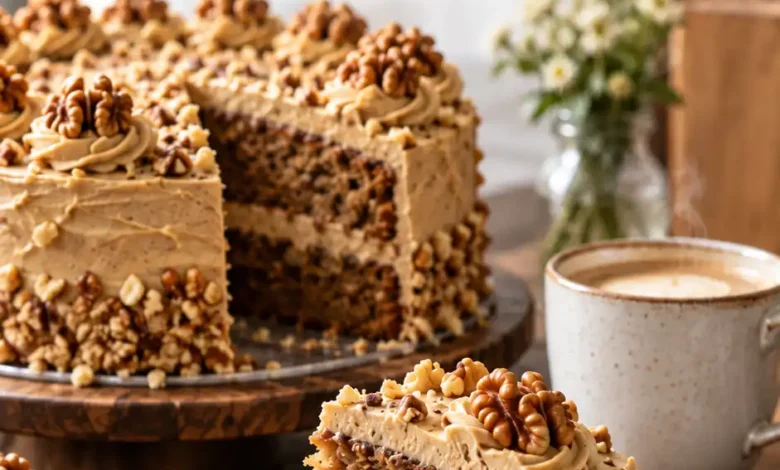 Coffee and Walnut Cake Recipe for the Perfect Dessert