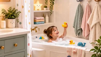 Cozy bathroom ideas for kids that make bath time fun Cozy bathroom ideas for kids that make bath time fun