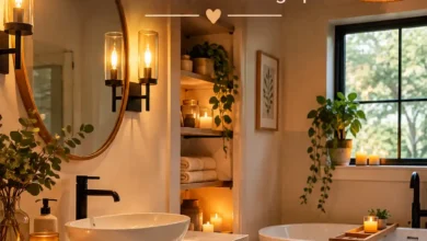 Cozy bathroom lighting ideas for a warm and inviting space