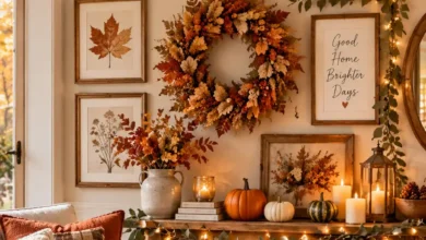 Creative Fall Decorations Wall Ideas for Cozy Homes