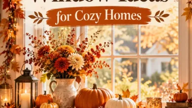 Creative Fall Decorations Window Ideas for Cozy Homes