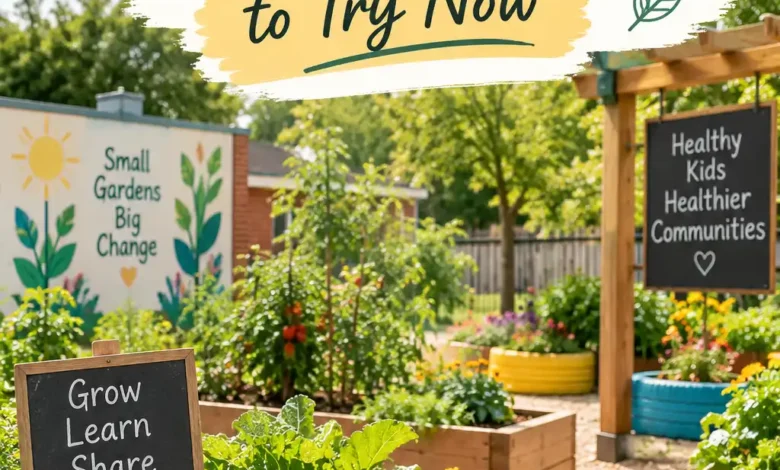 Creative school/community kitchen garden ideas to try now