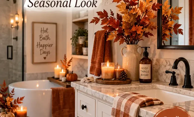 Fall Decorations Bathroom Ideas for a Cozy Seasonal Look