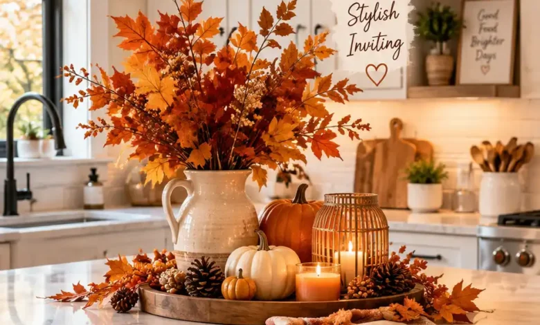Fall Decorations Kitchen Island to Brighten Your Space Fall Decorations Kitchen Island to Brighten Your Space