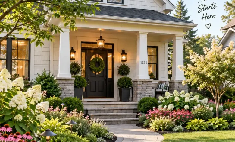 Front yard garden layout ideas that boost curb appeal