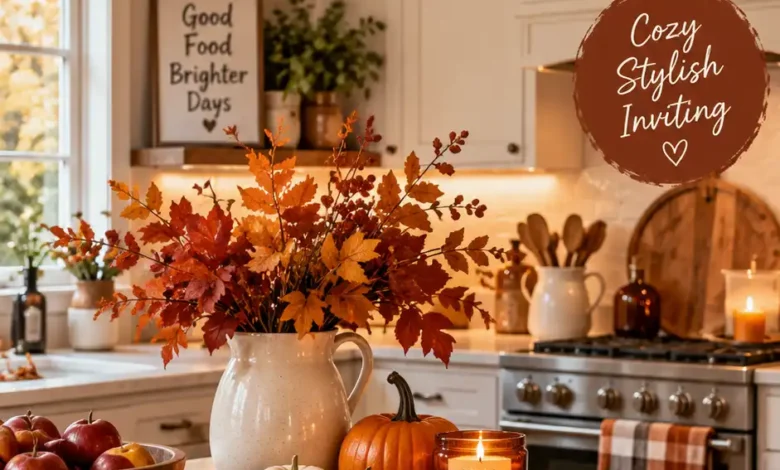 How to Style Fall Decorations Kitchen for Autumn Charm