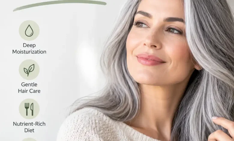 Long Gray Hair: Expert Tips to Keep It Healthy and Shiny Long Gray Hair: Expert Tips to Keep It Healthy and Shiny