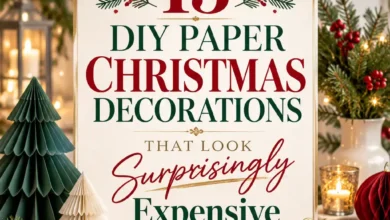 13 DIY Paper Christmas Decorations That Look Surprisingly Expensive