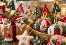 13 No-Sew Christmas Crafts That Give Fabric Scraps a Festive Second Life