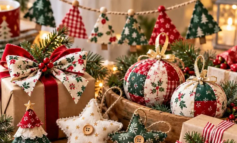 13 No-Sew Christmas Crafts That Give Fabric Scraps a Festive Second Life 13 No-Sew Christmas Crafts That Give Fabric Scraps a Festive Second Life