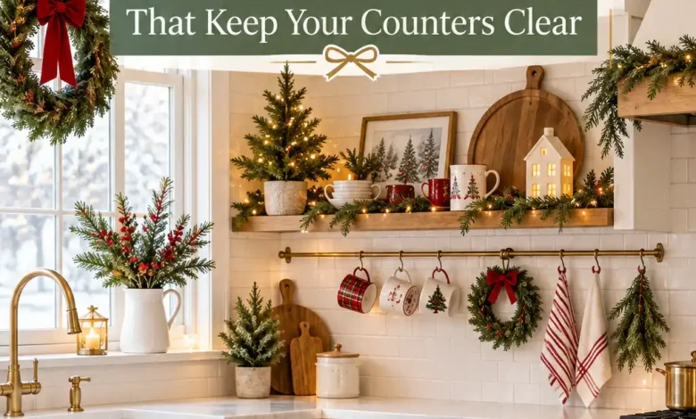15 Christmas Kitchen Decor Ideas That Keep Your Counters Clear 15 Christmas Kitchen Decor Ideas That Keep Your Counters Clear