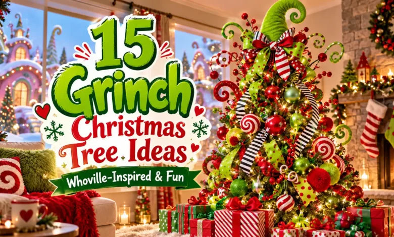 15 Grinch Christmas Tree Ideas: Whoville-Inspired & Fun