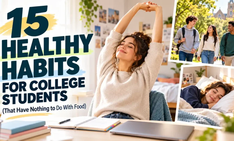 15 Healthy Habits for College Students (That Have Nothing to Do With Food) 15 Healthy Habits for College Students (That Have Nothing to Do With Food)