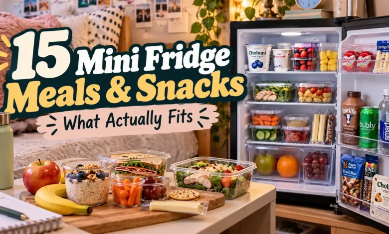 15 Mini Fridge Meals & Snacks: What Actually Fits 15 Mini Fridge Meals & Snacks: What Actually Fits