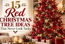 15 Red Christmas Tree Ideas That Never Look Tacky
