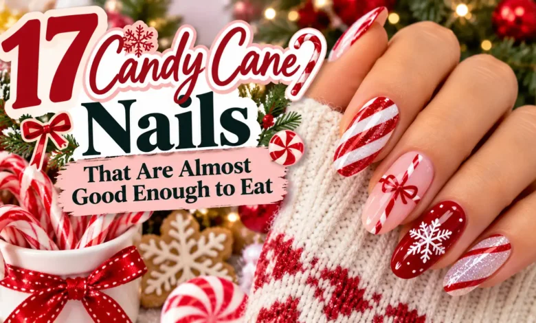 17 Candy Cane Nails That Are Almost Good Enough to Eat