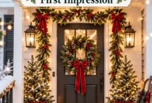 17 Small Front Porch Christmas Decor Ideas That Make a Big First Impression