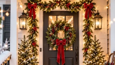 17 Small Front Porch Christmas Decor Ideas That Make a Big First Impression