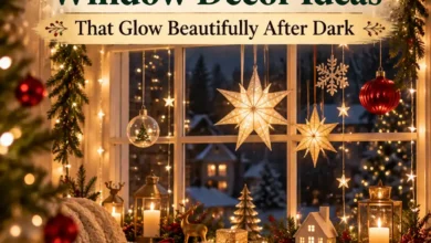 17 Indoor Christmas Window Decor Ideas That Glow Beautifully After Dark