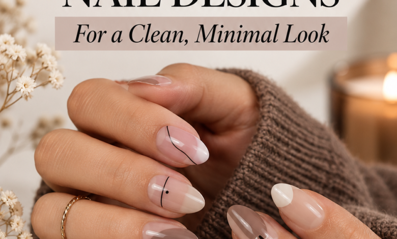 17 Negative-Space November Nail Designs for a Clean, Minimal Look