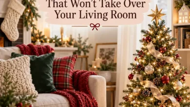 17 Small Christmas Tree Decorating Ideas That Won’t Take Over Your Living Room