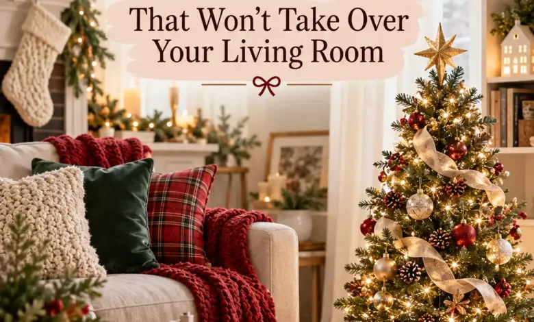 17 Small Christmas Tree Decorating Ideas That Won’t Take Over Your Living Room