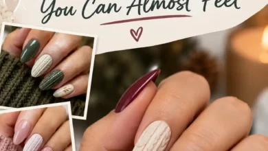 19 November Nail Designs With Sweater Textures You Can Almost Feel