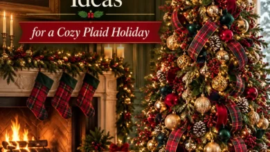 19 Ralph Lauren Inspired Christmas Tree Ideas for a Cozy Plaid Holiday