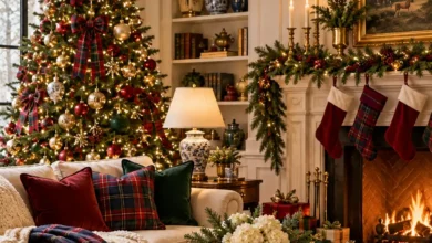 19 Ralph Lauren–Inspired Christmas Decor Ideas for a Cozy, Classic Living Room