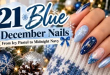 21 Blue December Nails From Icy Pastel to Midnight Navy