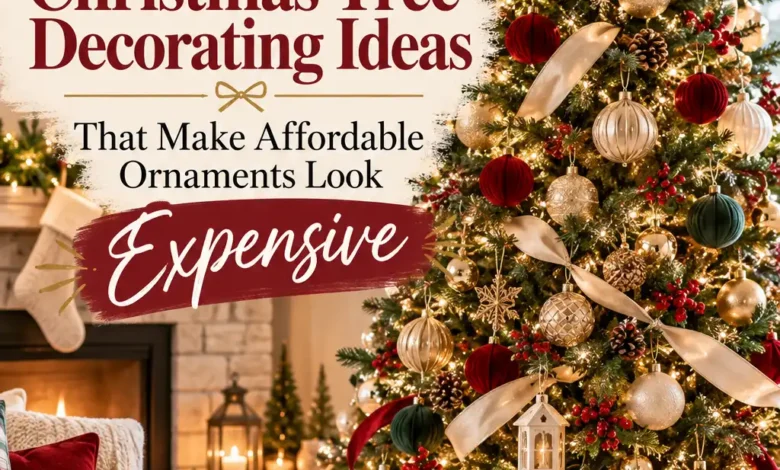 21 Budget Christmas Tree Decorating Ideas That Make Affordable Ornaments Look Expensive