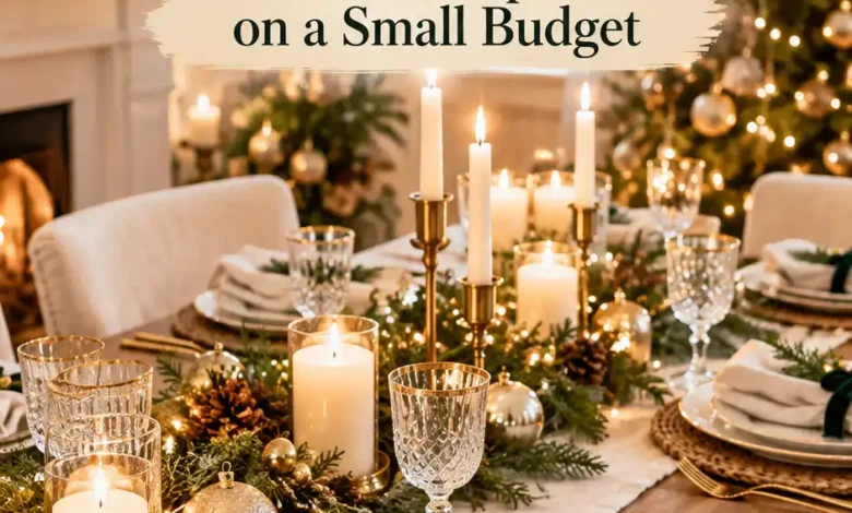 21 Christmas Table Decor Ideas That Look Expensive on a Small Budget