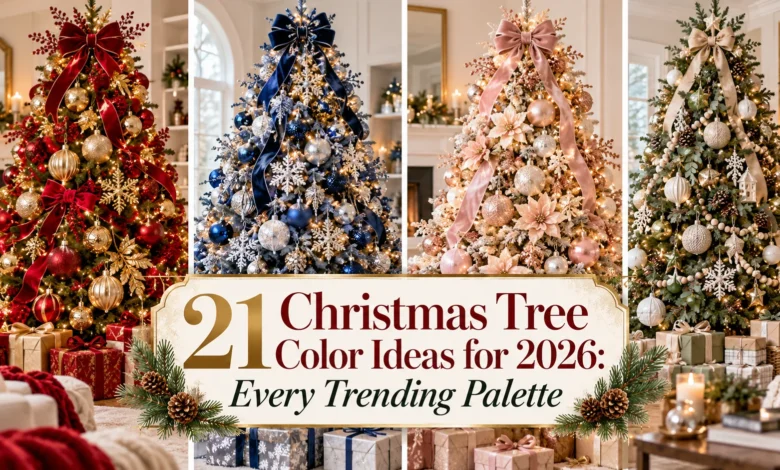 21 Christmas Tree Color Ideas for 2026: Every Trending Palette 21 Christmas Tree Color Ideas for 2026: Every Trending Palette