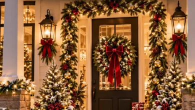 21 DIY Outdoor Christmas Decorations That Look Expensive on a Budget